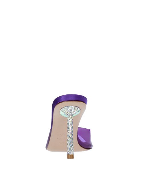 Mules in pelle e PVC LE SILLA | SANDALO BELLA SATINKAMALA